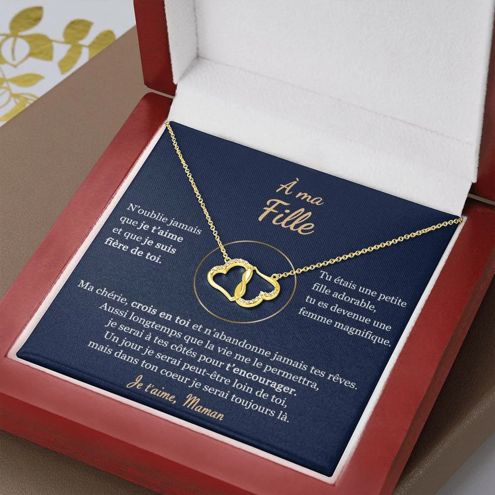 Cadeau De Maman à Sa Fille - Coffret Collier Coeurs Liés Tu Es Adorable Jewelry