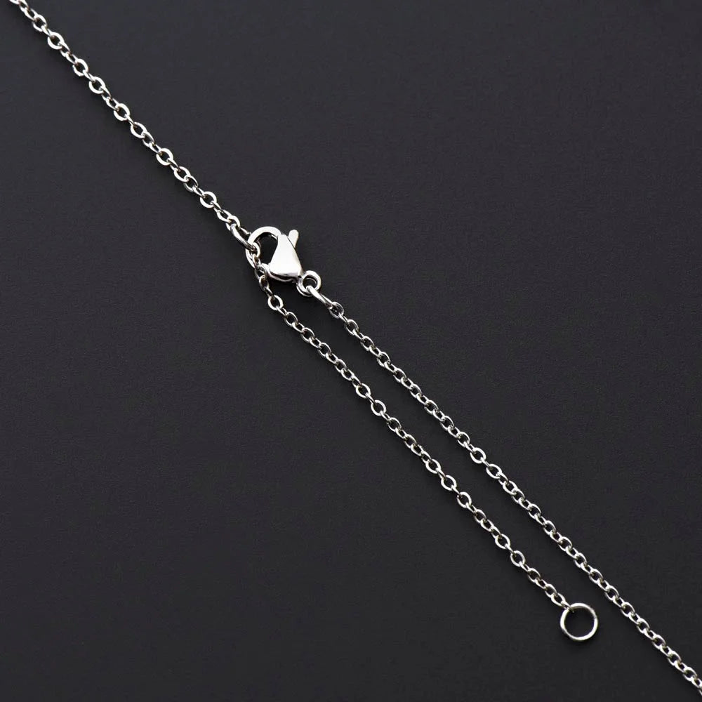 Cadeau De Maman Pour Fille - Collier Ruban Précieux Finition Or Blanc Tu Es Courageuse Jewelry