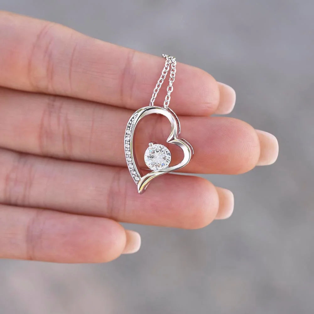 Cadeau De Papa Pour Sa Fille - Collier Coeur Précieux