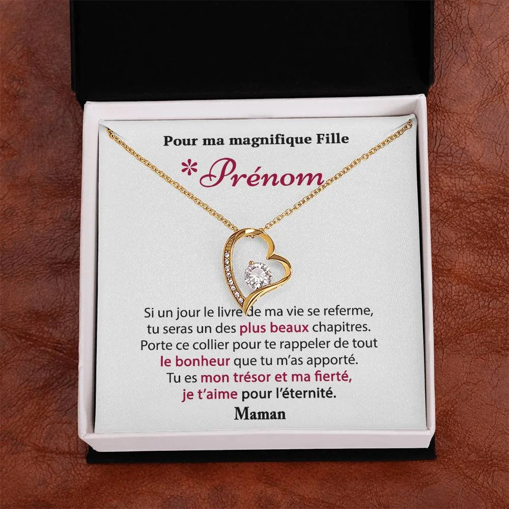 Cadeau Personnalisé De Maman Pour Sa Fille - Collier Coeur Précieux Tu Es Ma Fierté Jewelry