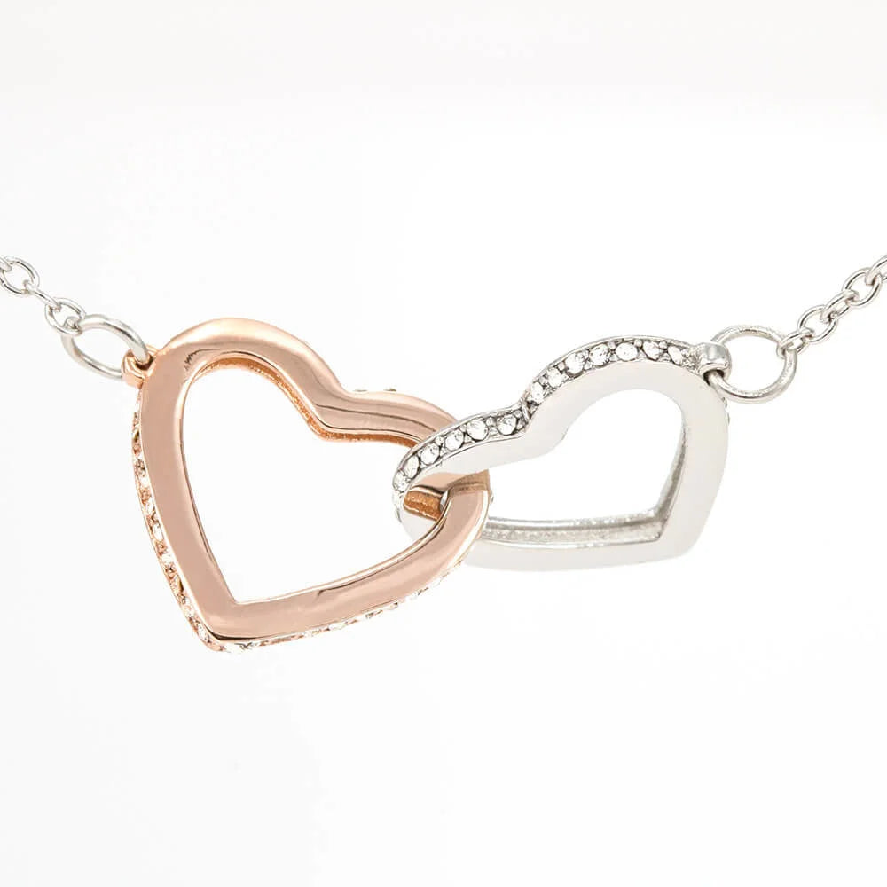 Collier Coeurs Entrelacés - Cadeau De Grand - mère Pour Petite - fille #ih10 Jewelry
