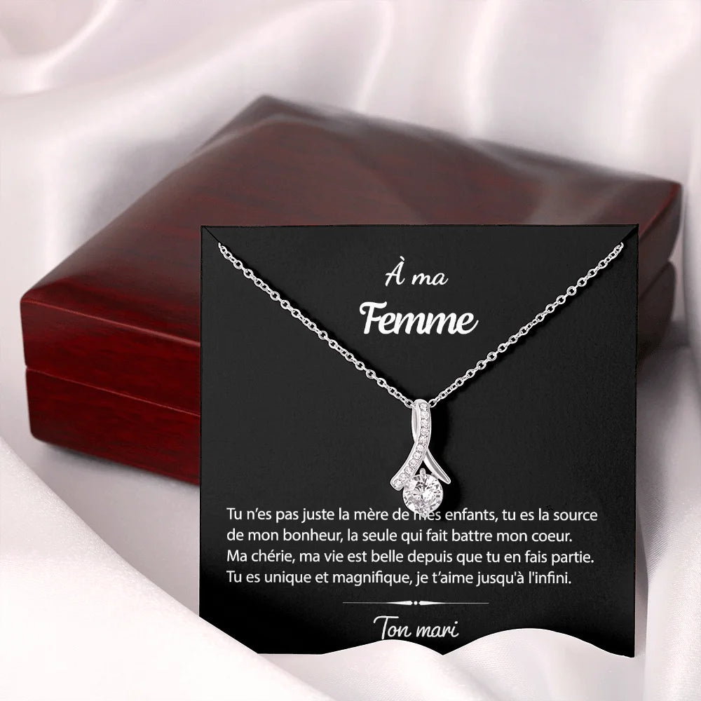 Pendentif Avec Message D’amour - Pour Ma Magnifique Femme Jewelry